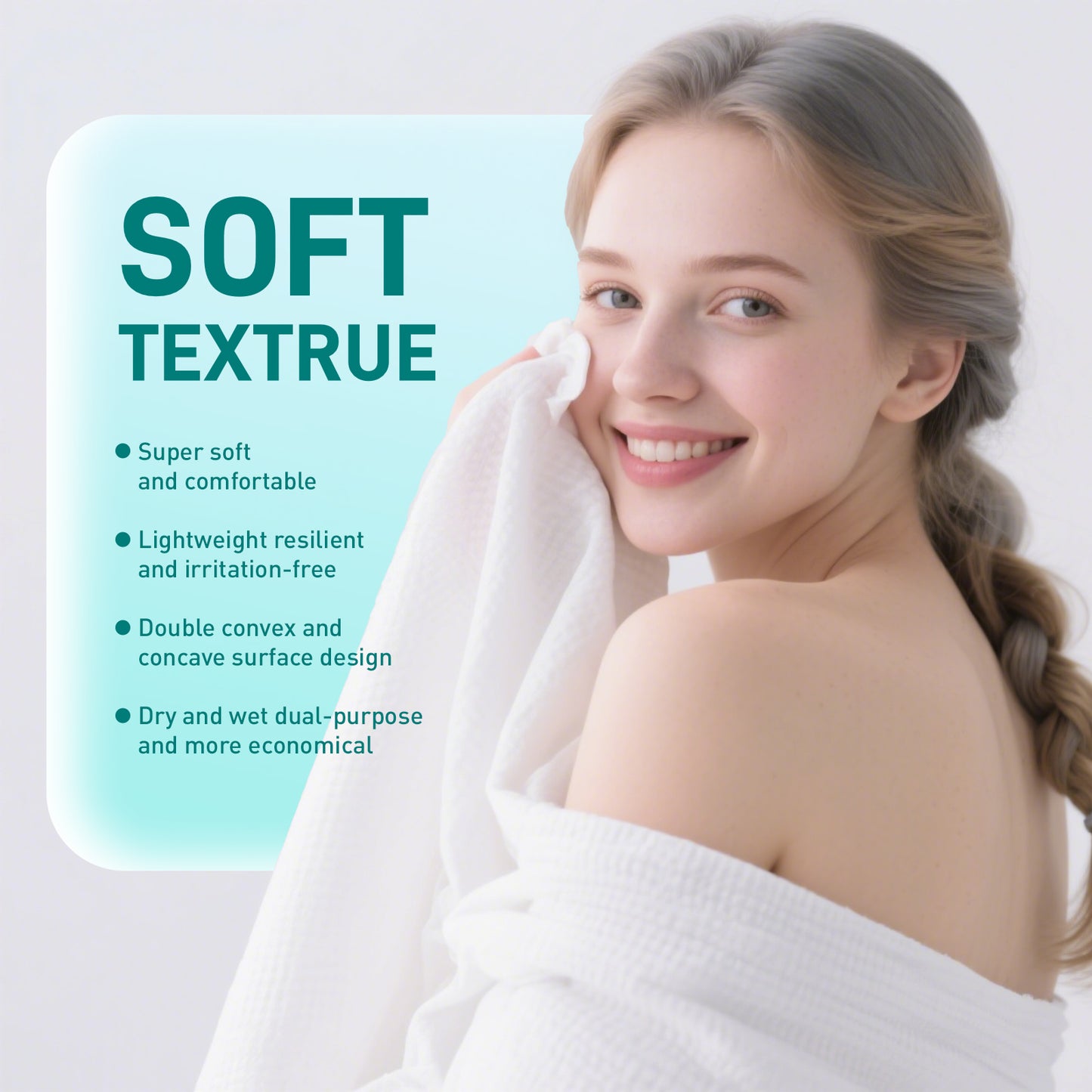 Ditoi Disposable Bath Towels | Camping Towel Gym Towel Barber Towel Individually Packed, Large Size