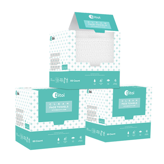 Ditoi Disposable Face Towels 150pcs (3 Packs)