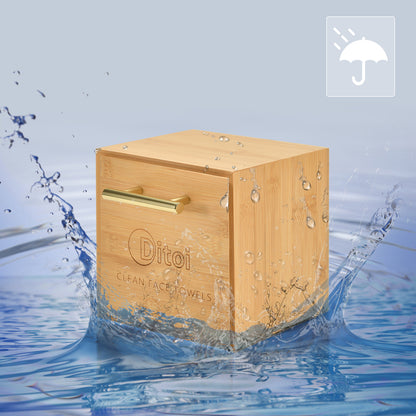 Ditoi Bamboo Drawer Box For Extra Large Face Towel